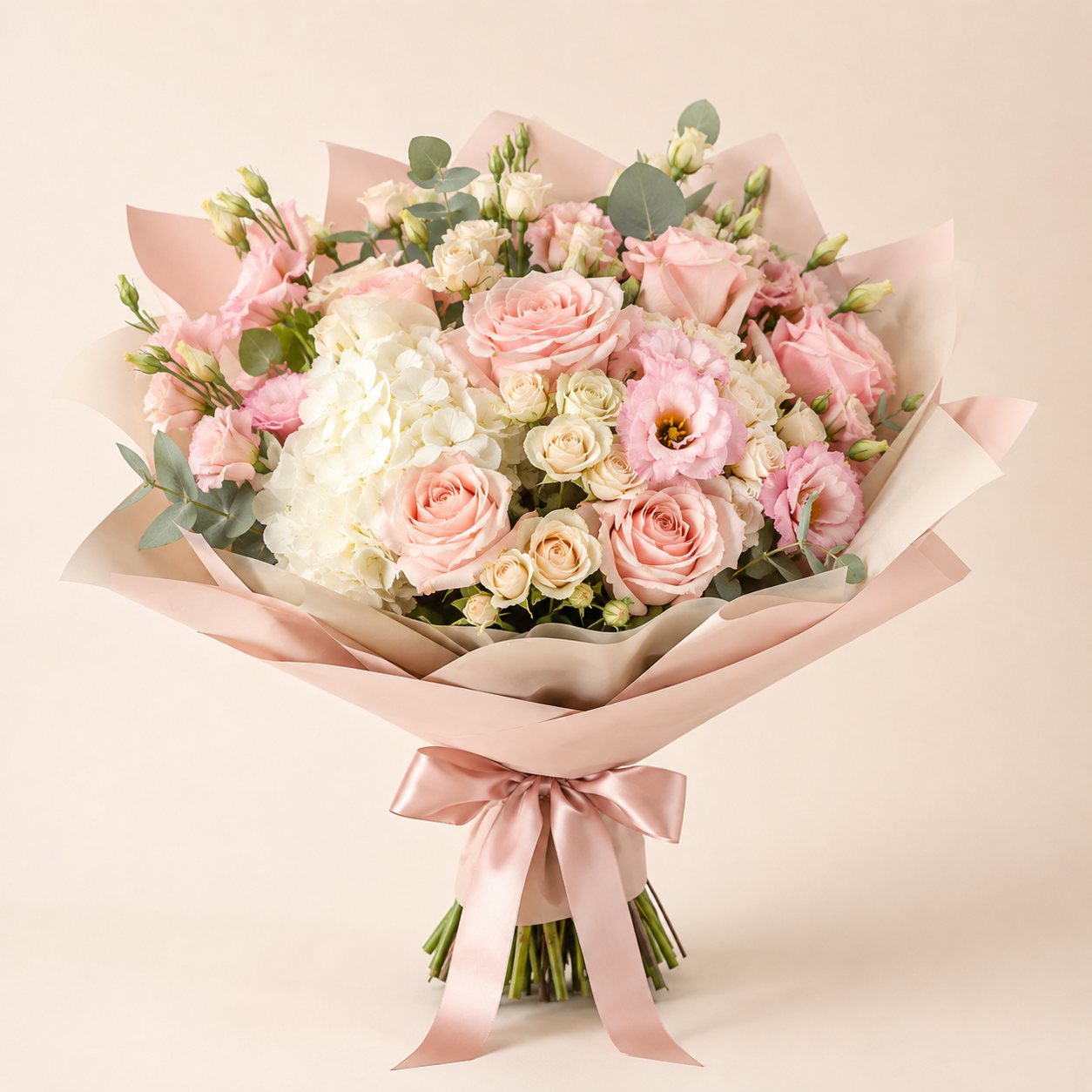Blush Romance Bouquet by Ultimate Creations, a premium florist in Fresh Meadows Queens NY