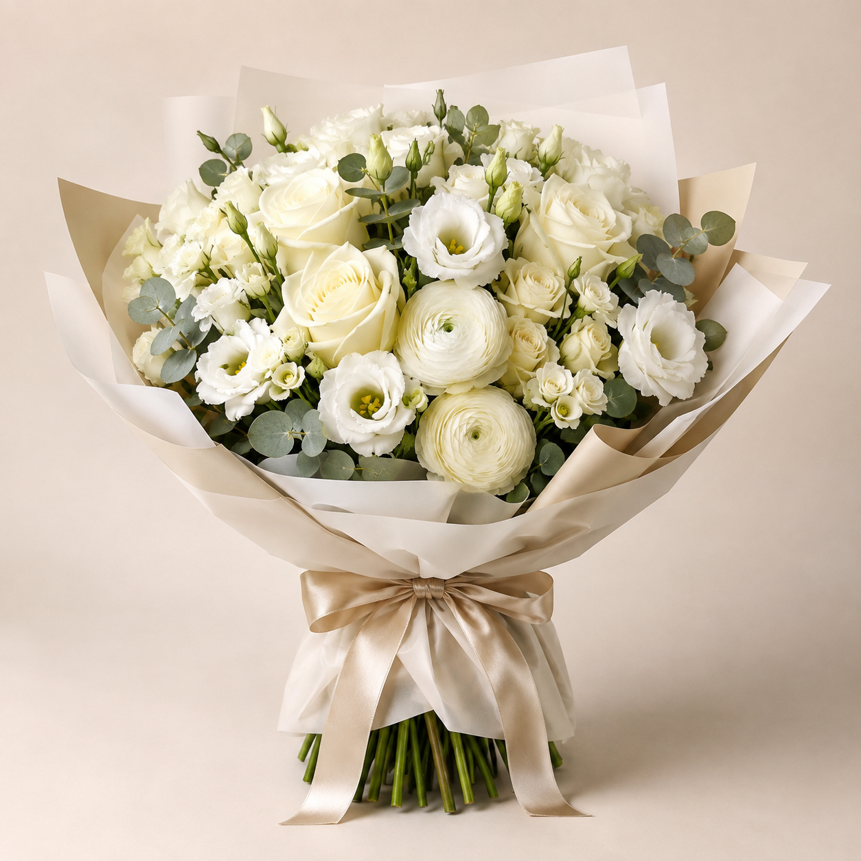 Ivory Elegance Bouquet by Ultimate Creations, a premium florist in Fresh Meadows Queens NY