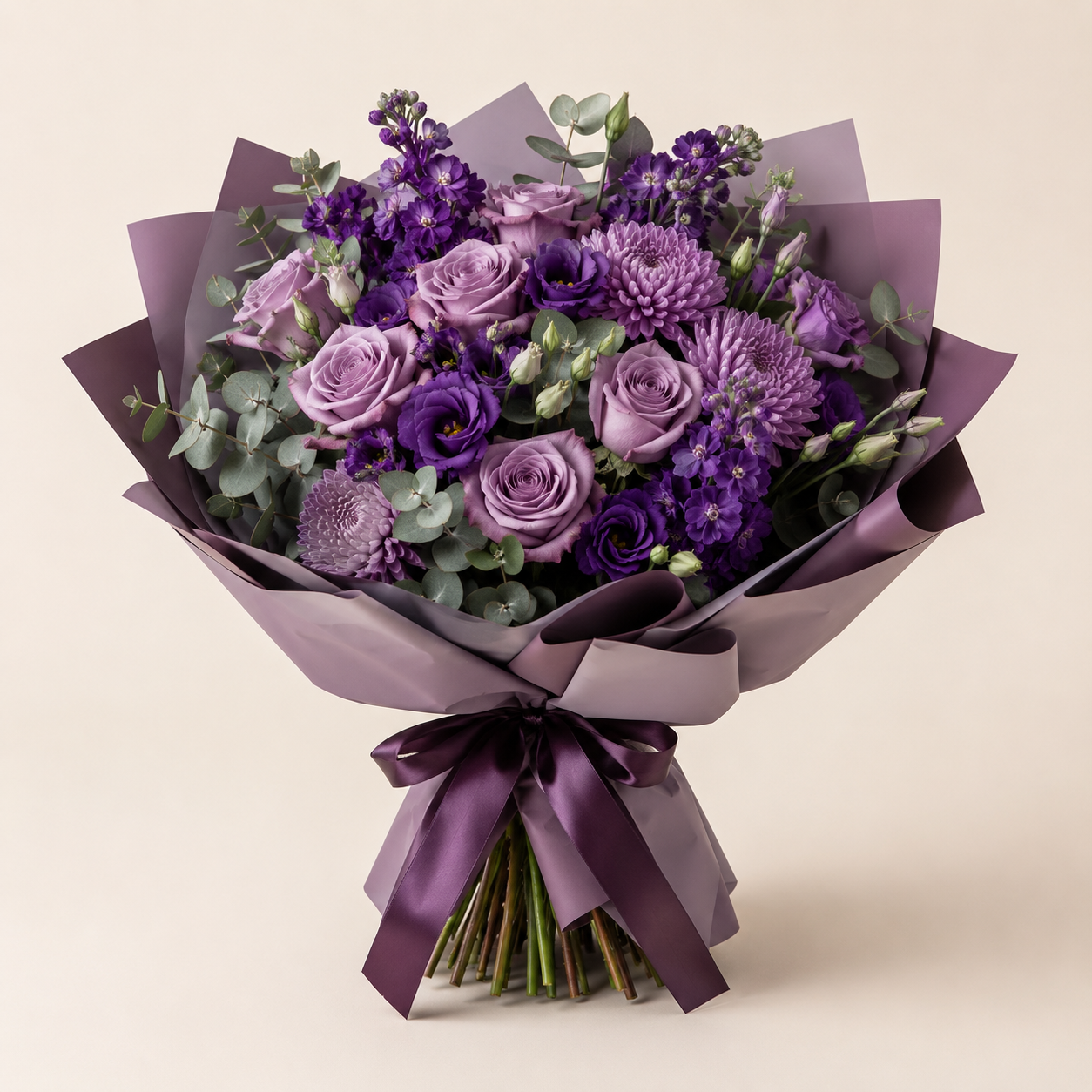 Purple Majesty Bouquet by Ultimate Creations, a premium florist in Fresh Meadows Queens NY