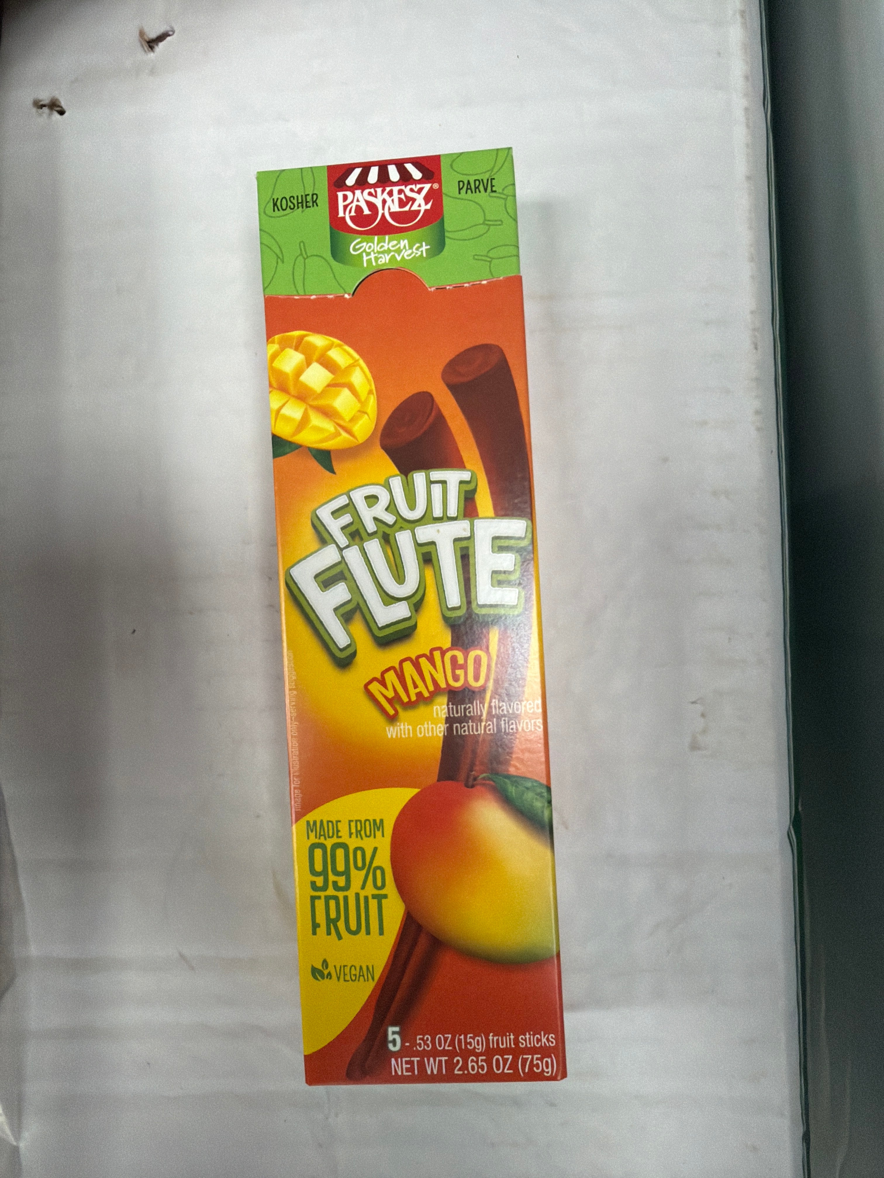 Fruit Flute Mango fruit sticks 5 PK 2.65oz