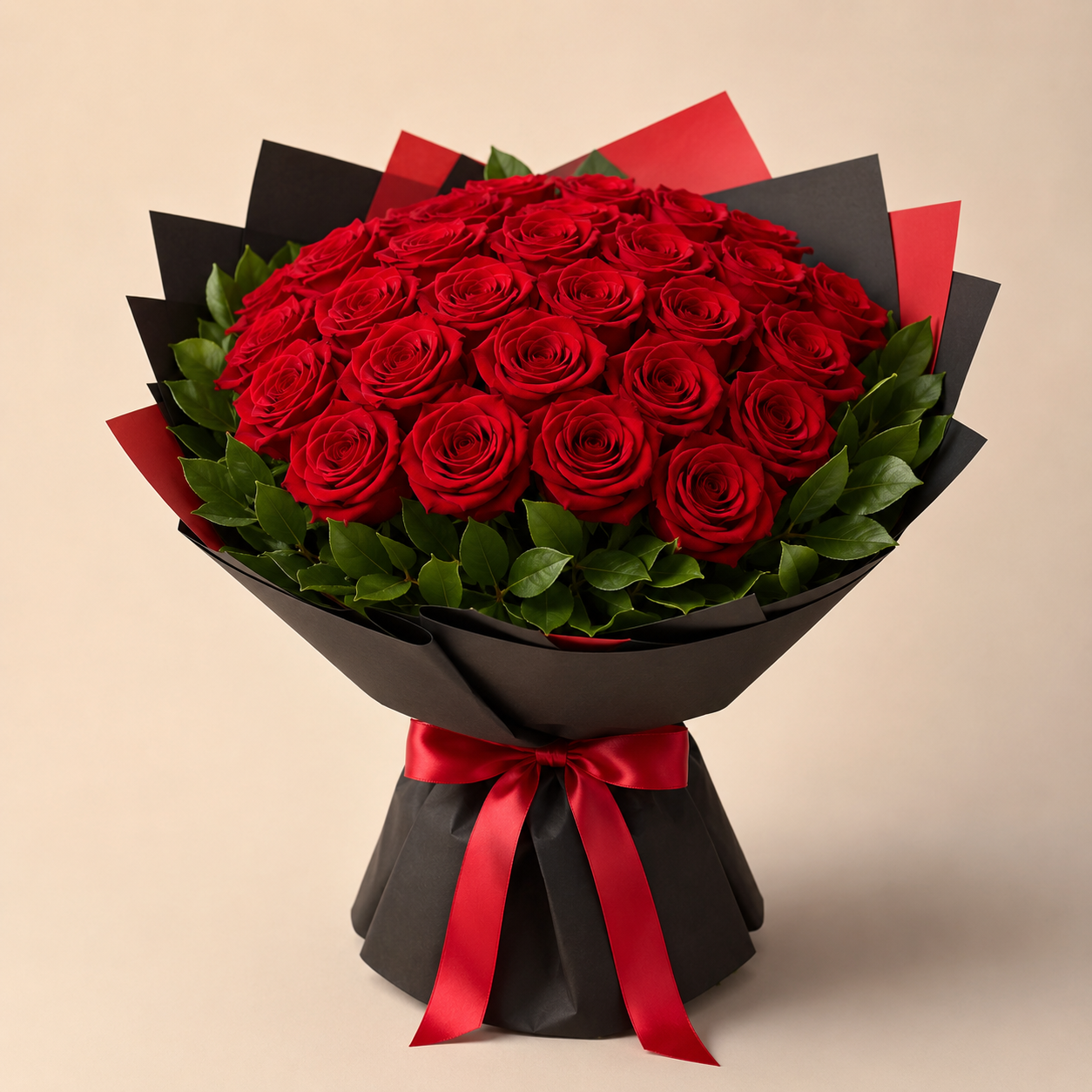 Classic Red Rose Bouquet by Ultimate Creations, a premium florist in Fresh Meadows Queens NY