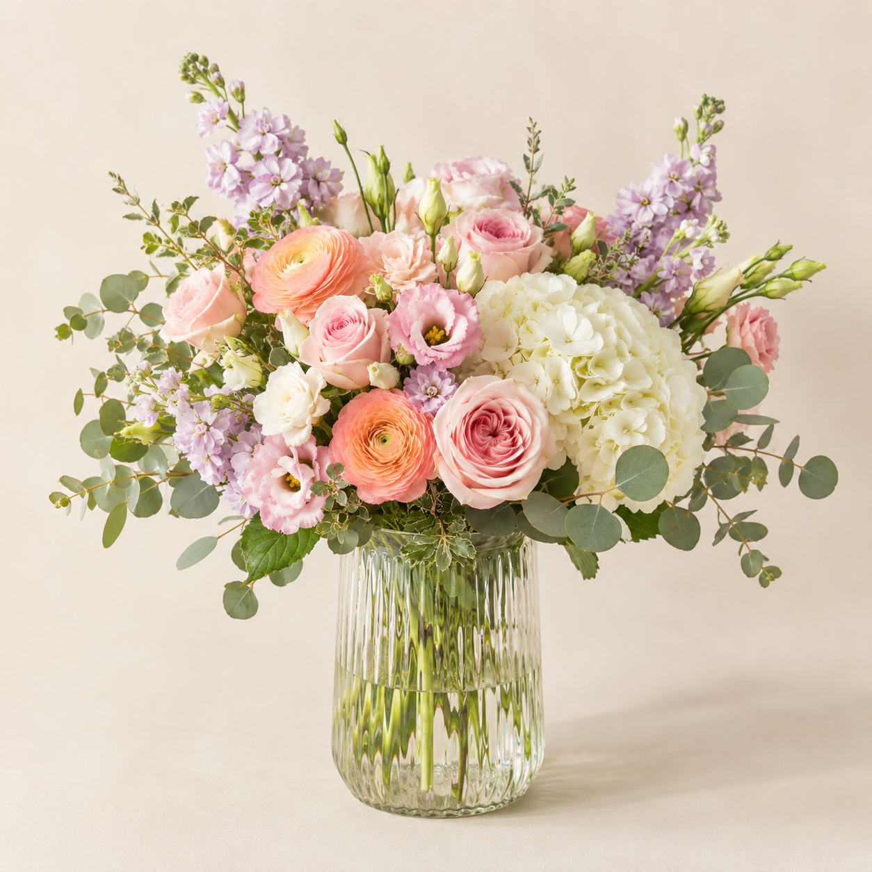Pastel Garden Vase by Ultimate Creations, a premium florist in Fresh Meadows Queens NY