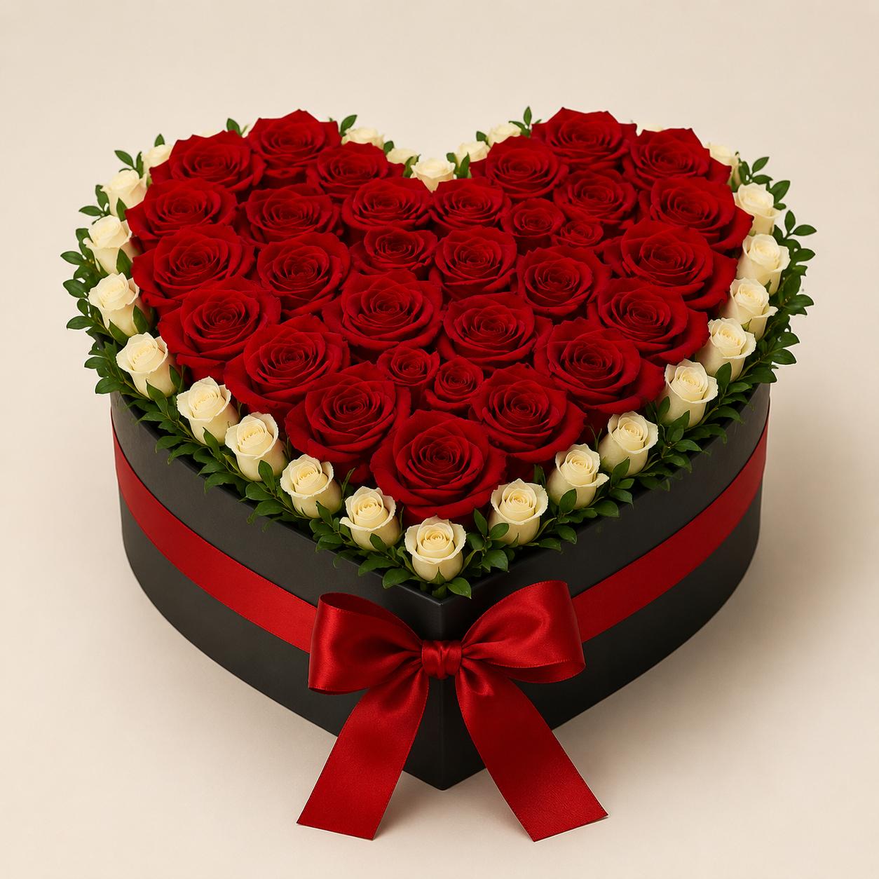 Heart of Roses Box by Ultimate Creations, a premium florist in Fresh Meadows Queens NY