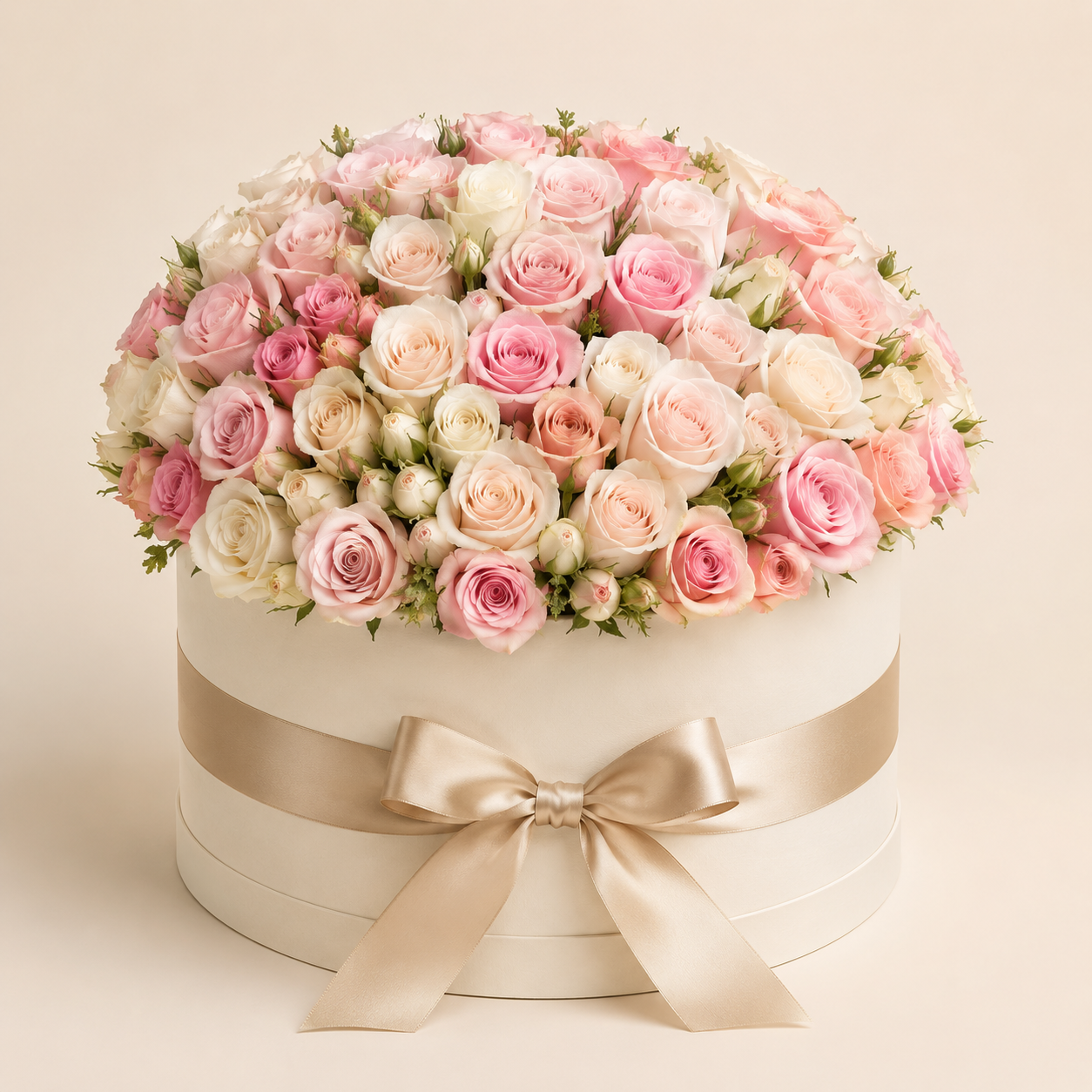 Signature Round Rose Box by Ultimate Creations, a premium florist in Fresh Meadows Queens NY