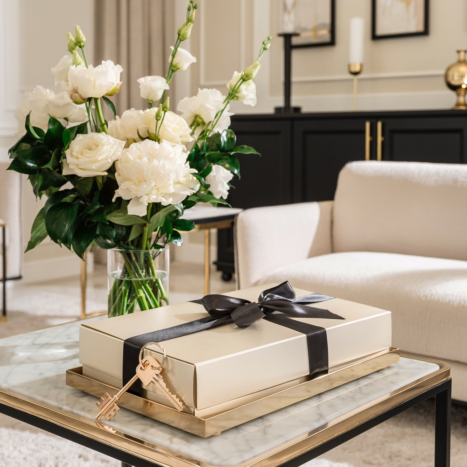 Real Estate Floral and Gifting Membership open house staging and closing gift image