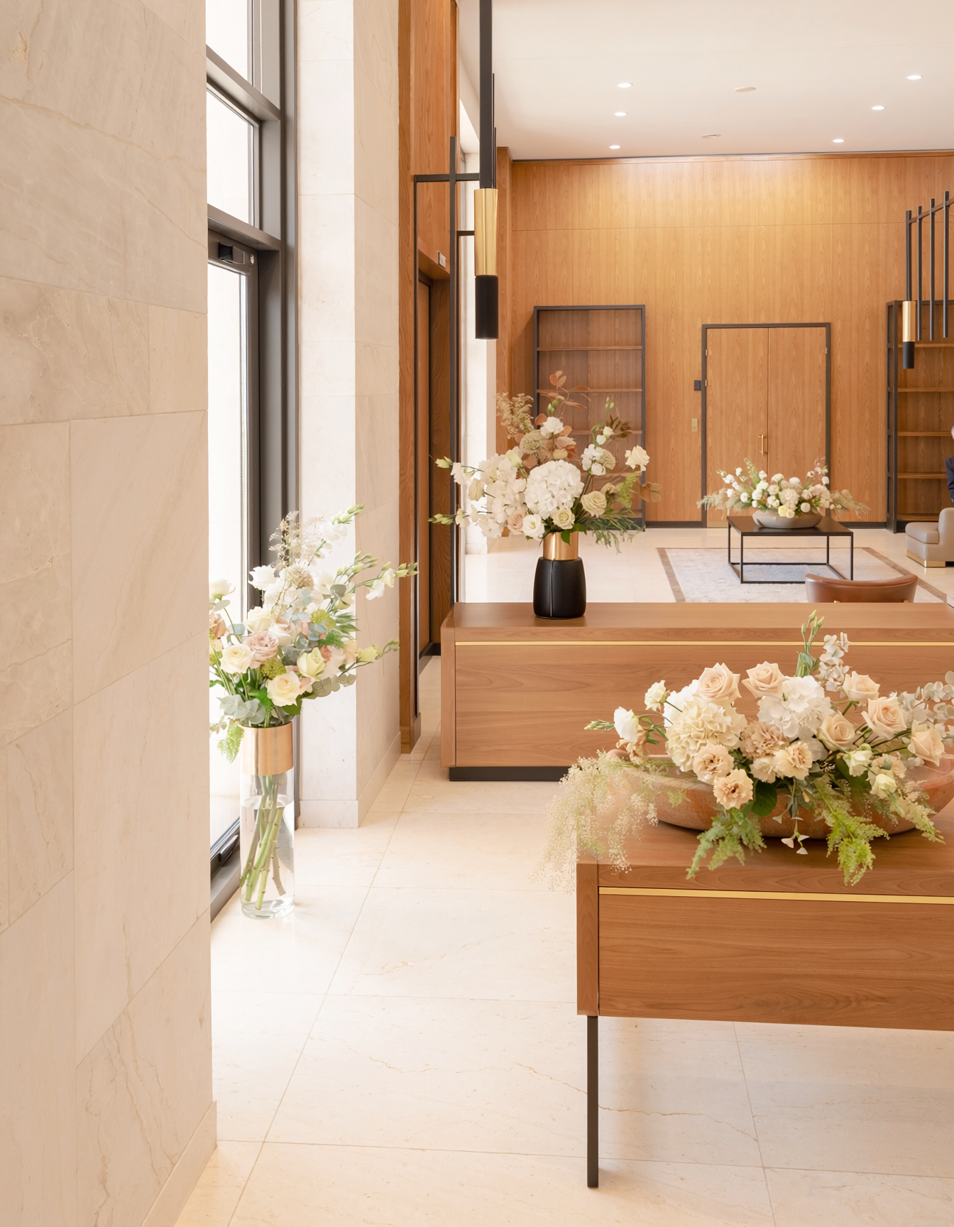 Synagogue and Nonprofit Floral Membership welcoming community-space floral service scene