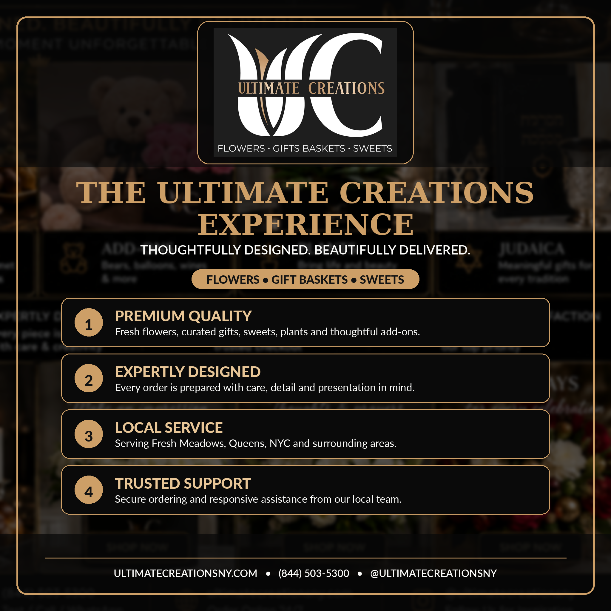 The Ultimate Creations premium floral and gifting experience
